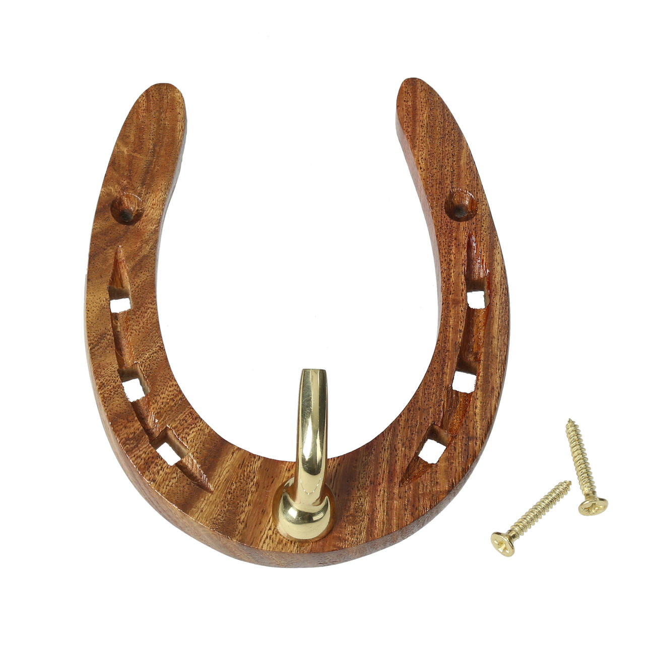 HKM Portaferri di legno » Colore: ottone