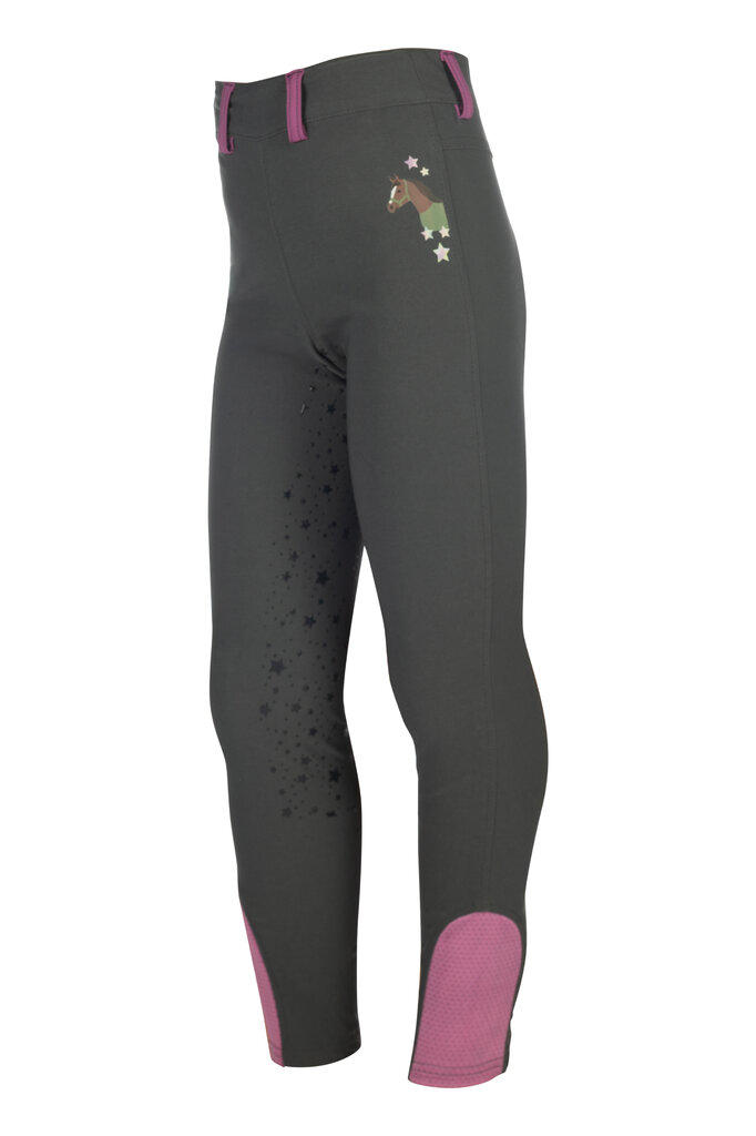 Leggings Da Equitazione Essence Equestrian Beige – Taglia XL, Seduta Intera E Tasca Per Cellulare